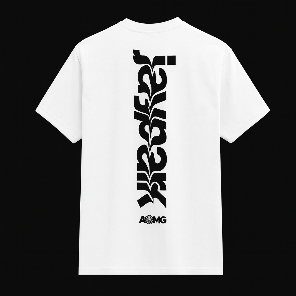 AOMG Vertical Speaker Tee – White