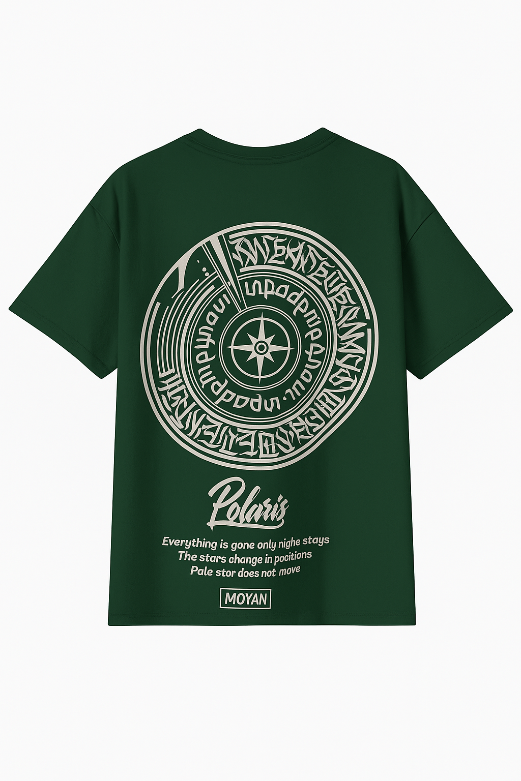 Polaris Compass Tee – Forest Green
