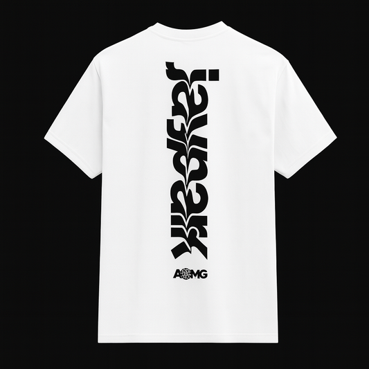 AOMG Vertical Speaker Tee – White