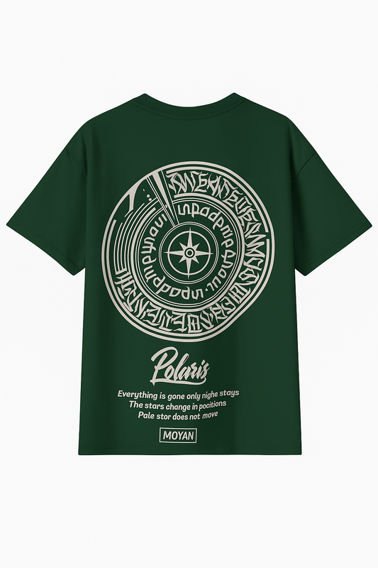 Polaris Compass Tee – Forest Green