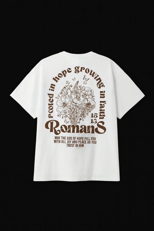 Rooted in Hope Romans 15:13 Tee